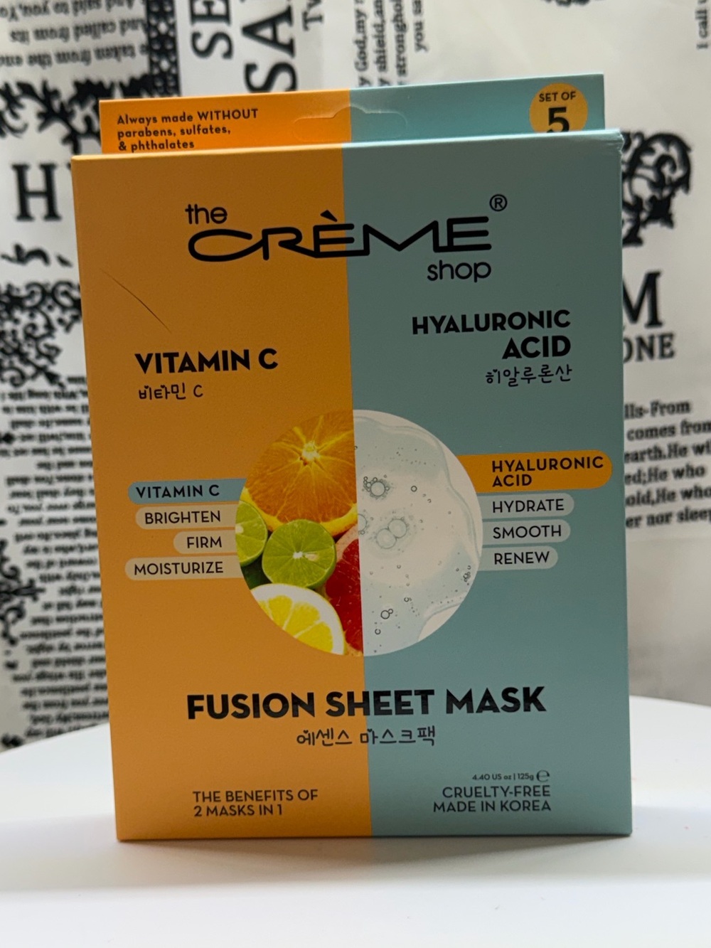 Fusion Sheet Mask - Vitamin C + Hyaluronic Acid